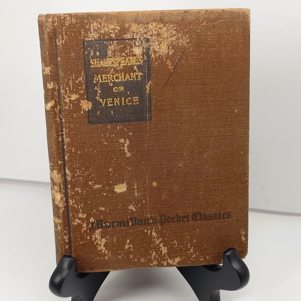 Antique Shakespeare's Merchant Of Venice 1917 Book Hardcover